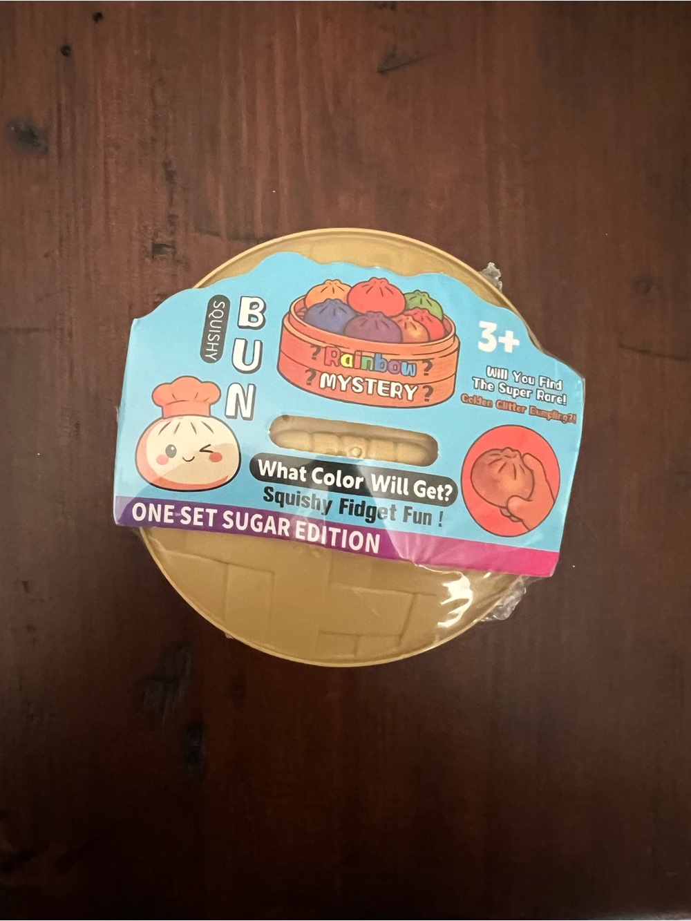 Rainbow Mystery Squishy Bun - Sugar Edition (Blue Packaging)